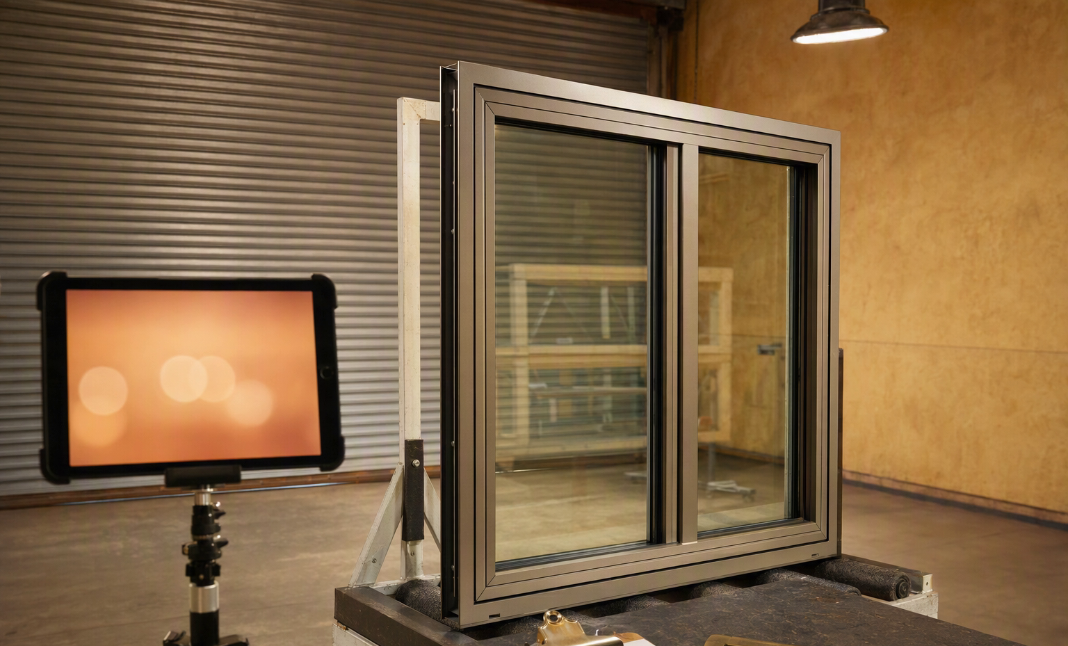 Pre-shipment video inspection of a finished window unit